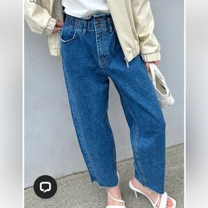 Oak + Fort Paperbag Waist Jean